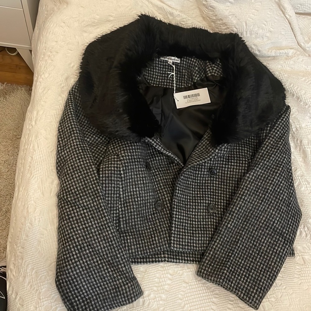 Reformation Scarlet Jacket